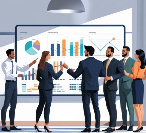 Donne une image simple pour solutions de vente,